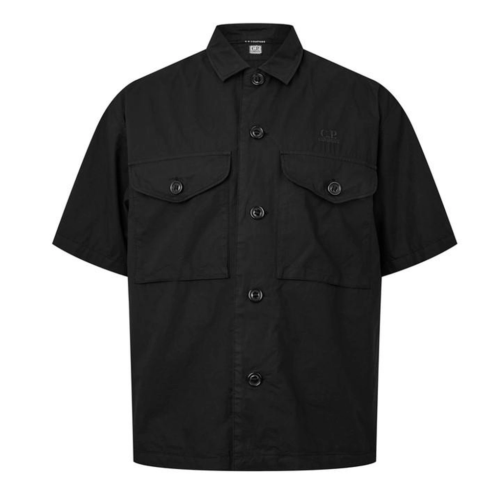 CP Company Shirts - Short Sleeve - Black